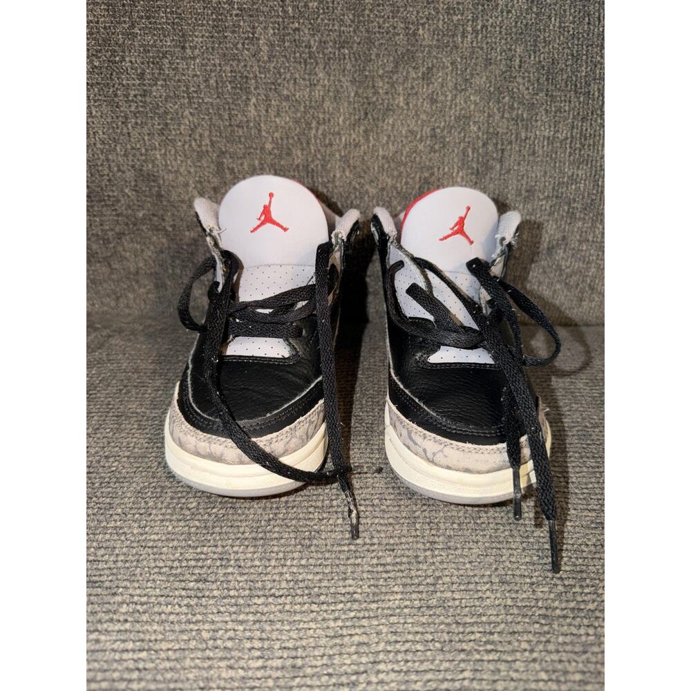 Air Jordan Shoes Toddler Size 10C Black Elephant Print Basketball DM0968-010